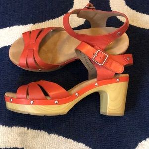 Clark’s Artisan Leather Clog Sandals
